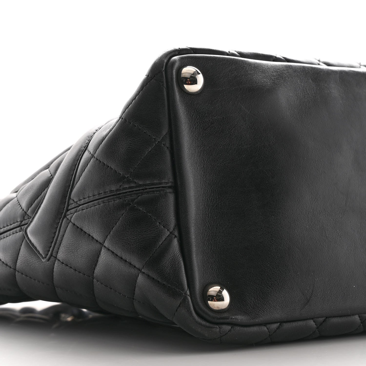 Chanel Calfskin Quilted Large Cambon Tote Black 9 of 11
