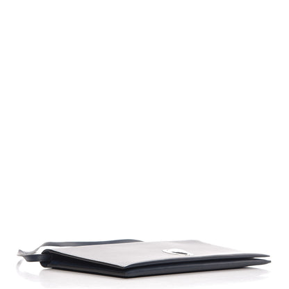 Celine Smooth Calfskin Oval Clutch Navy 4 of 8