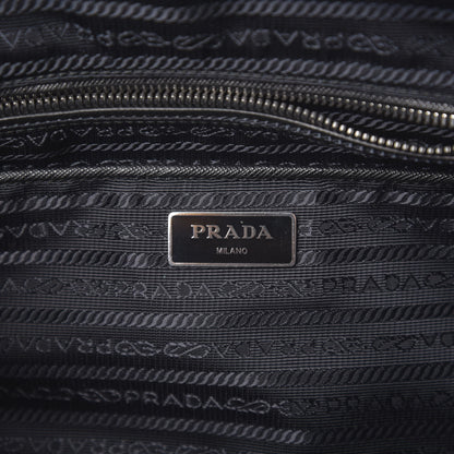 Prada Nylon Tessuto Impuntu Quilted Shoulder Bag Black 5 of 8
