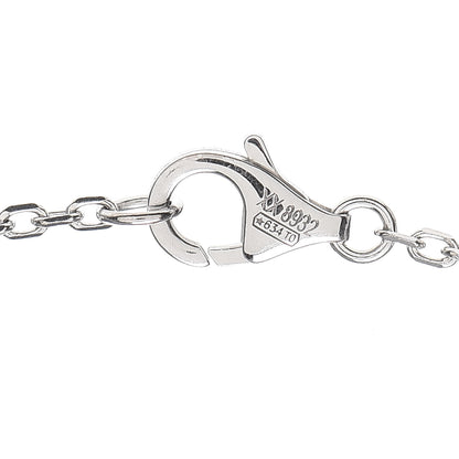 Cartier 18K White Gold Diamond Interlocking LOVE Paved Necklace 4 of 7