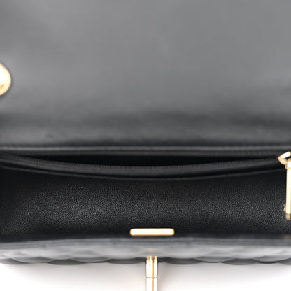 Chanel Lambskin Quilted Mini Rectangular Flap Black 5 of 12