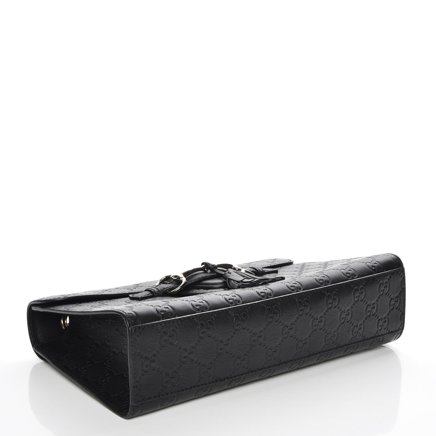 Guccissima Medium Emily Chain Shoulder Bag Black