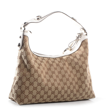Gucci Monogram Icon Bit Medium Hobo Off White 3 of 7