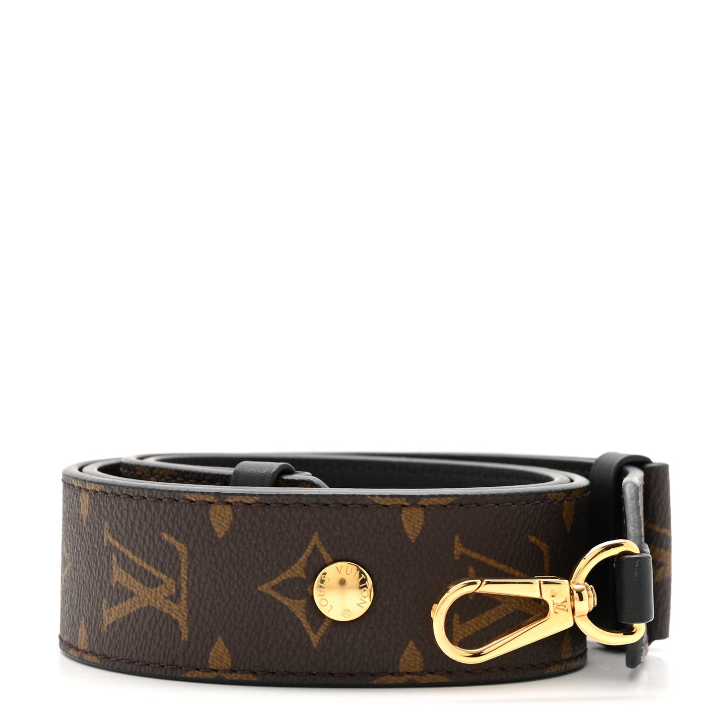 Monogram Adjustable Bandouliere Shoulder Strap Black