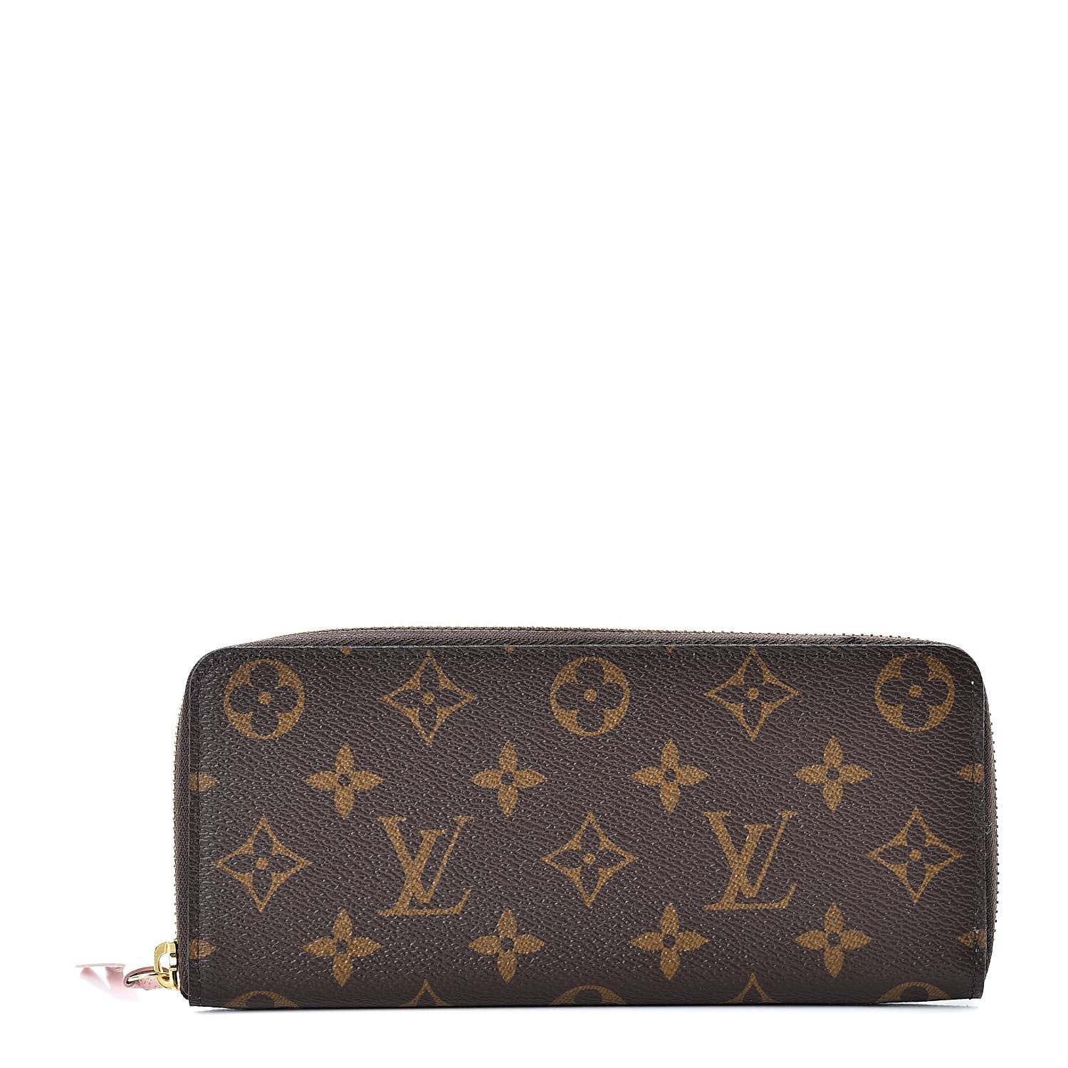 Louis Vuitton Monogram Clemence Wallet Rose Ballerine 1 of 8
