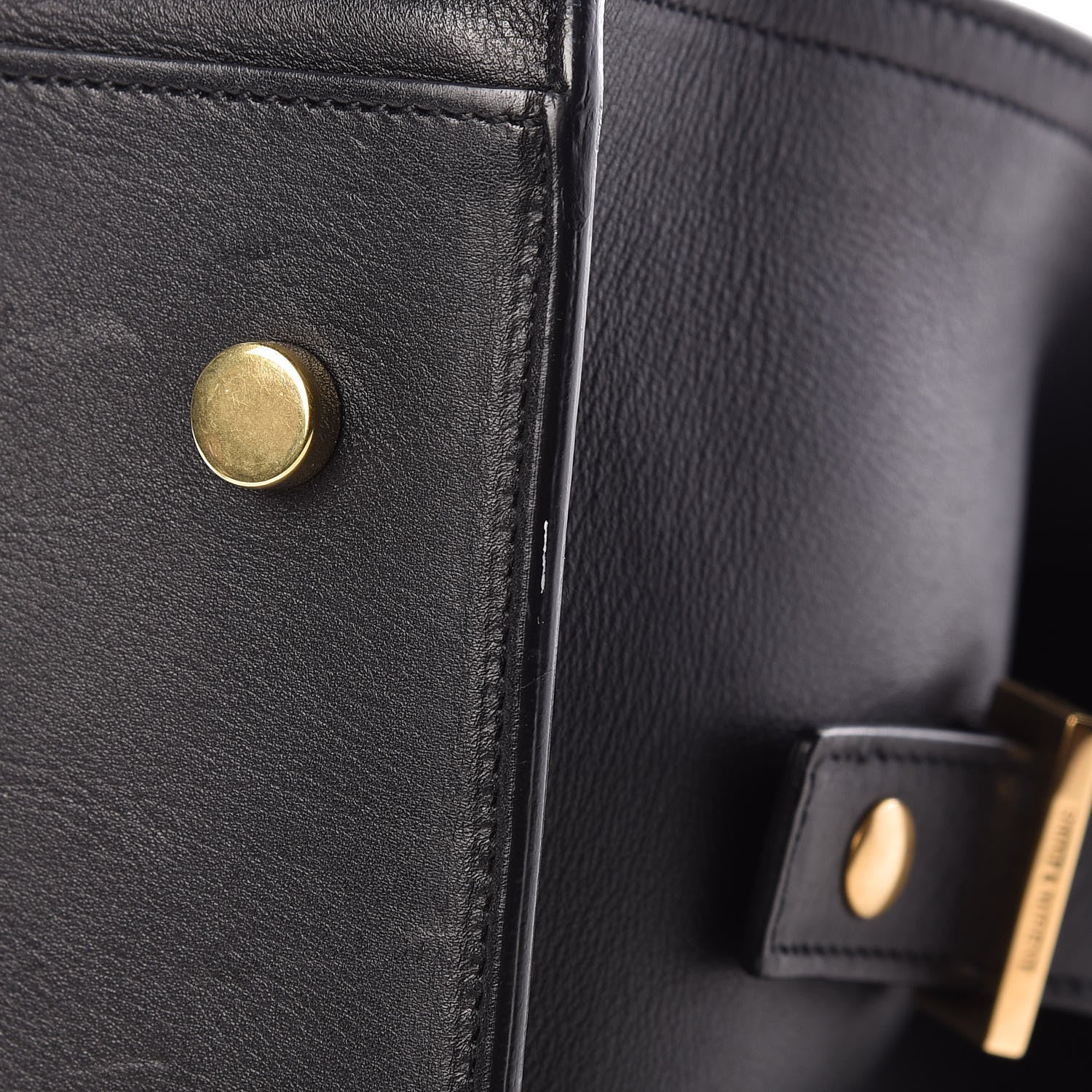 Saint Laurent Smooth Calfskin Small Monogram Cabas Black 10 of 10