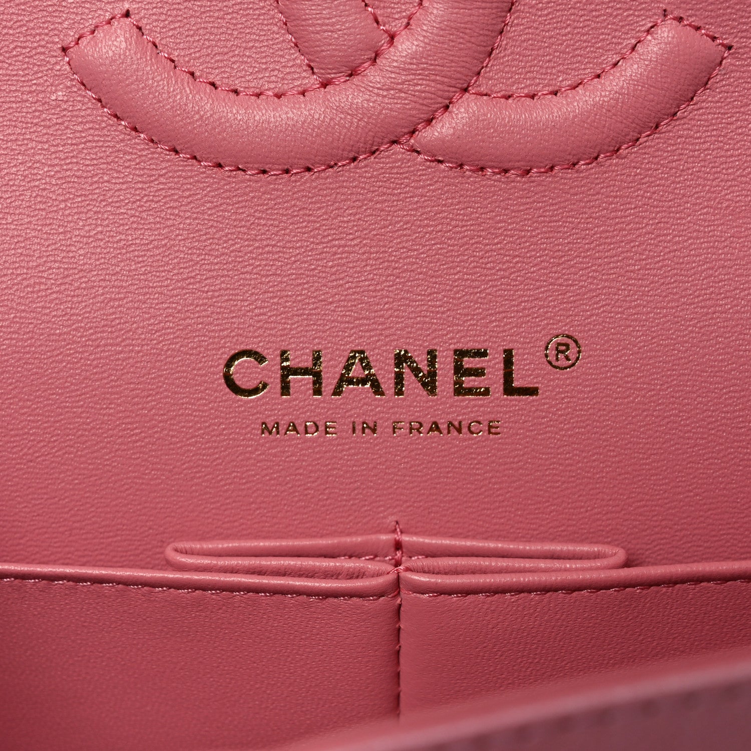 Chanel Cloudy Pearly Goatskin Quilted Medium Double Flap Pink 6 of 11