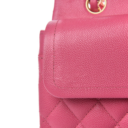 Chanel Caviar Quilted Small Double Flap Pink 11 of 12