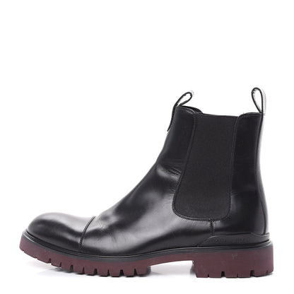 Louis Vuitton Calfskin Chelsea Ankle Boots 8 Black 1 of 10