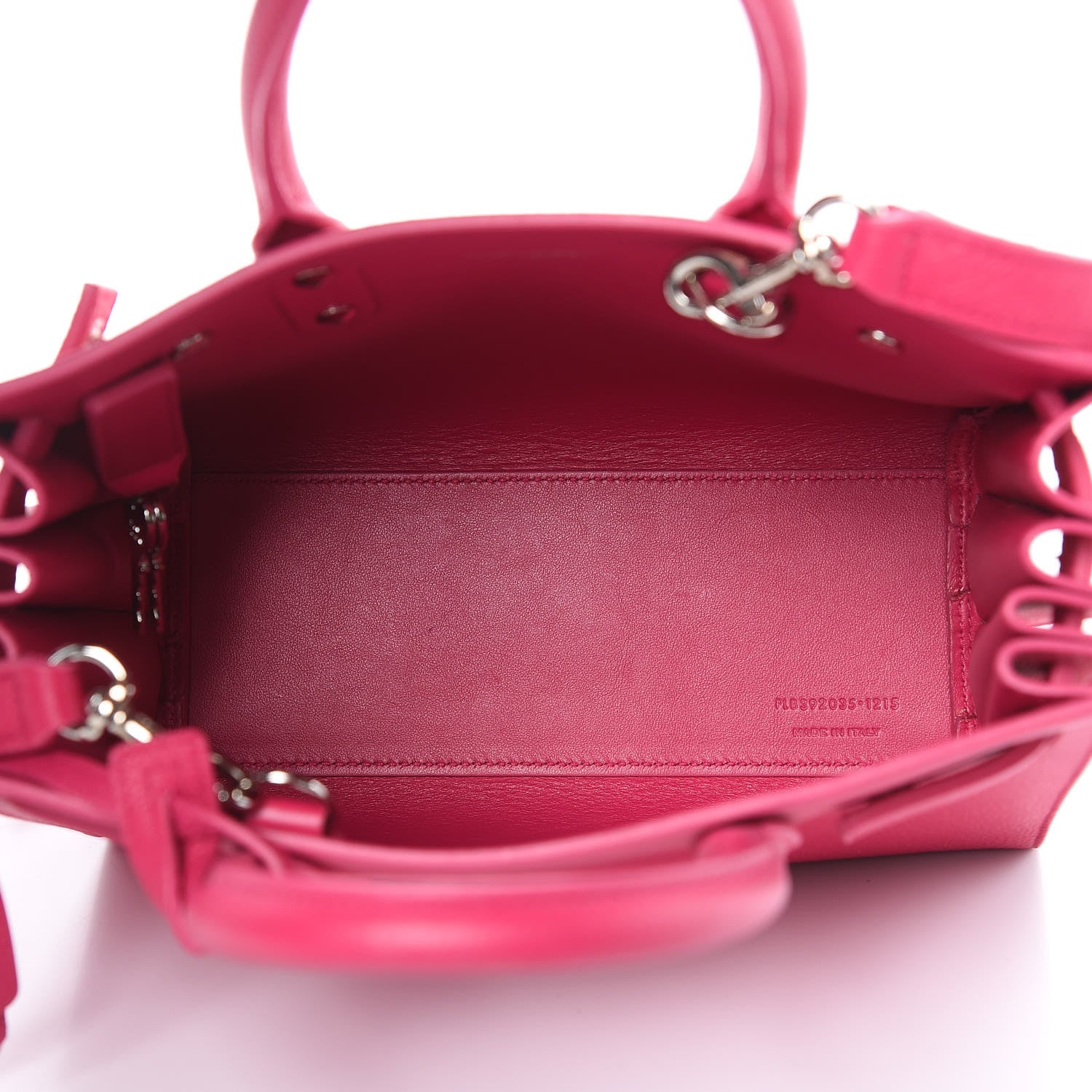 Saint Laurent Grained Calfskin Nano Sac De Jour Fuchsia 5 of 11
