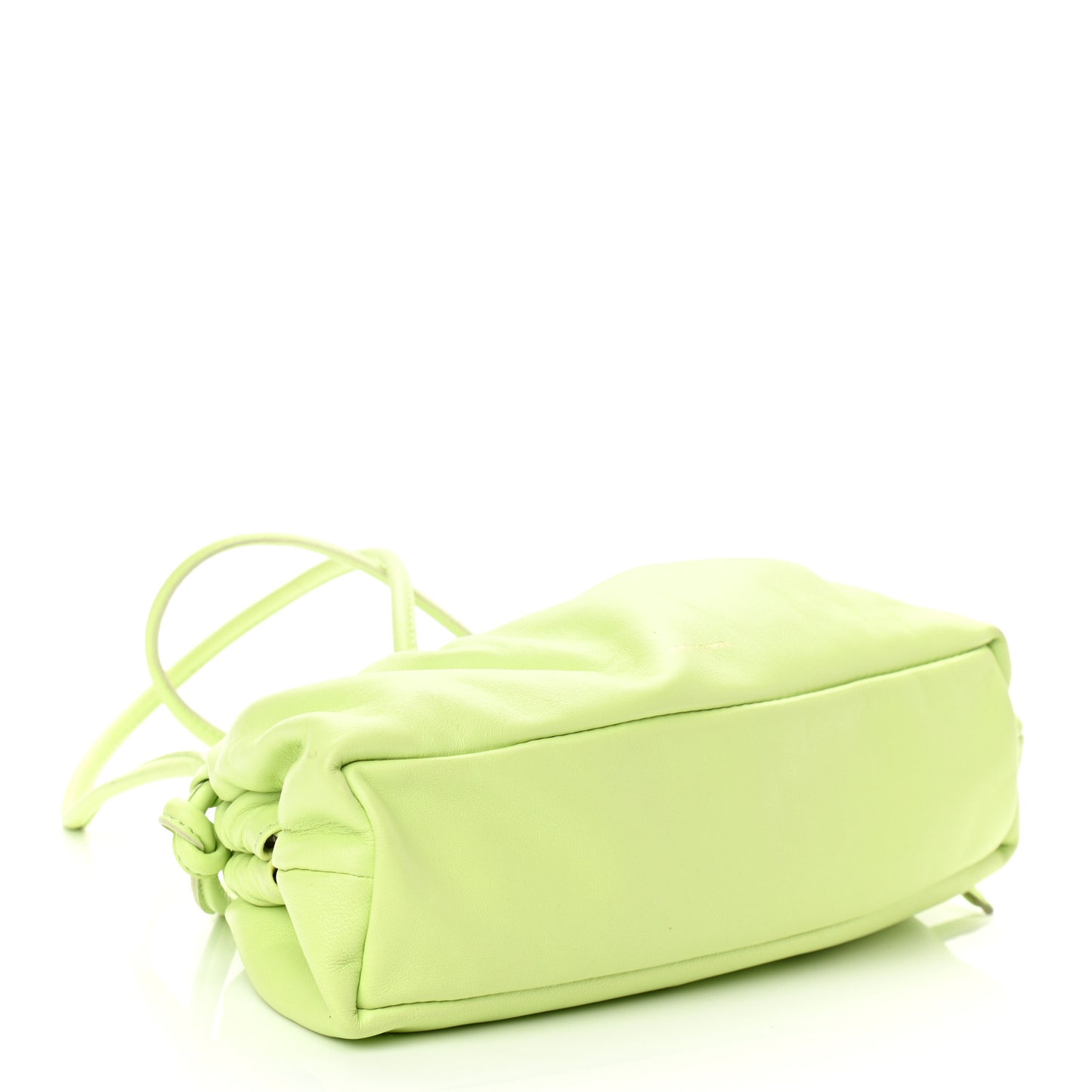 Lambskin Mini Cloud Clutch Mint