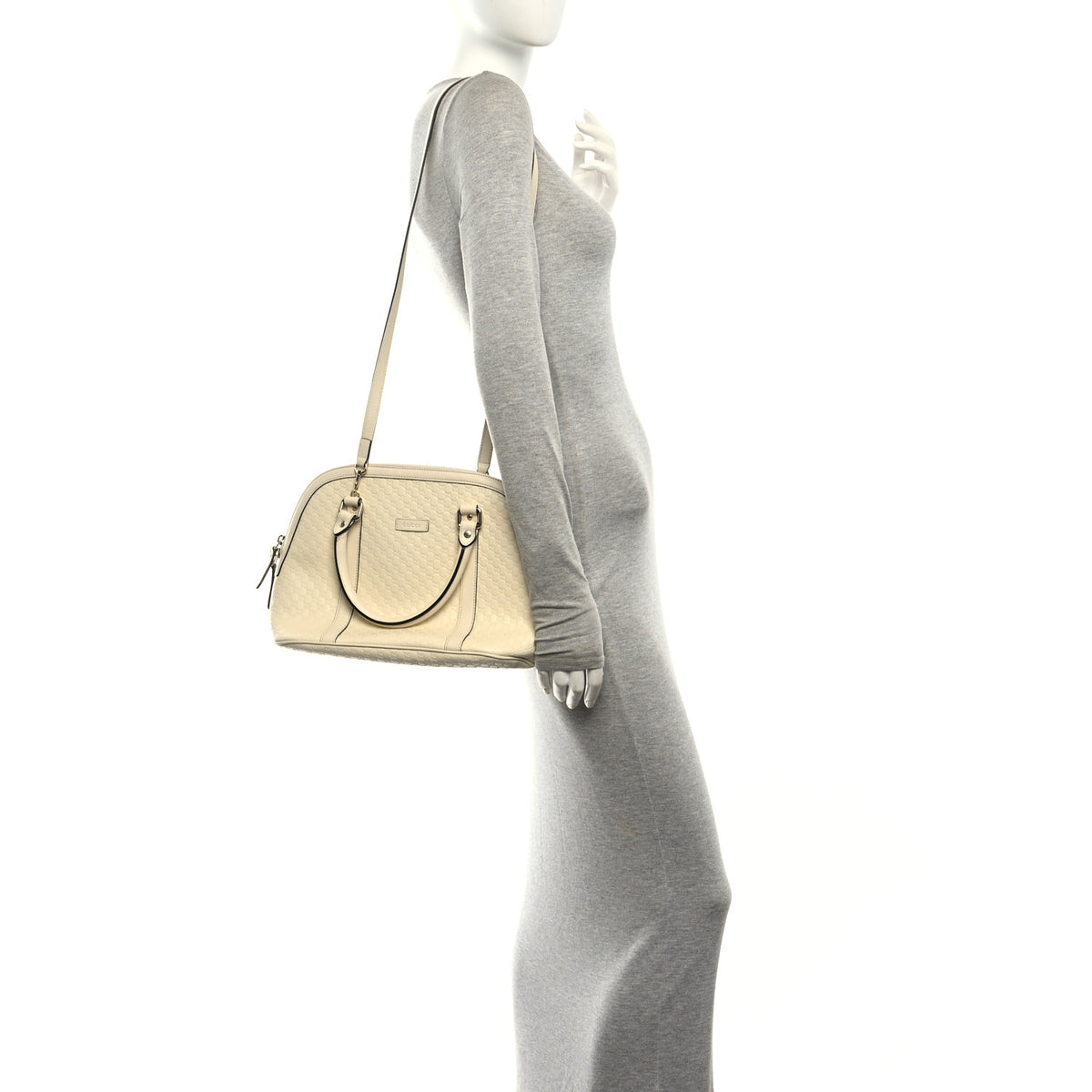 Gucci Soft Microguccissima Medium Dome Bag Ivoire 2 of 10