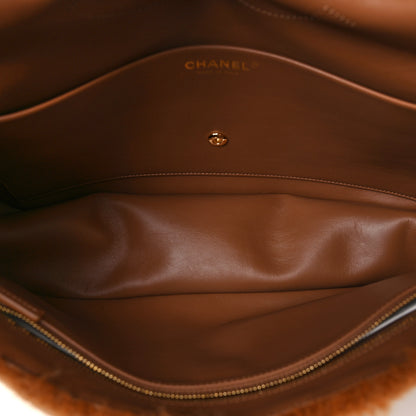 Chanel Shearling Lambskin Small Souplissimo Maxi Flap Brown 4 of 10
