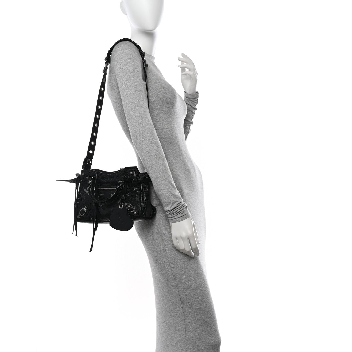 Balenciaga Agneau Arena Neo Cagole Handbag XS Black 2 of 11