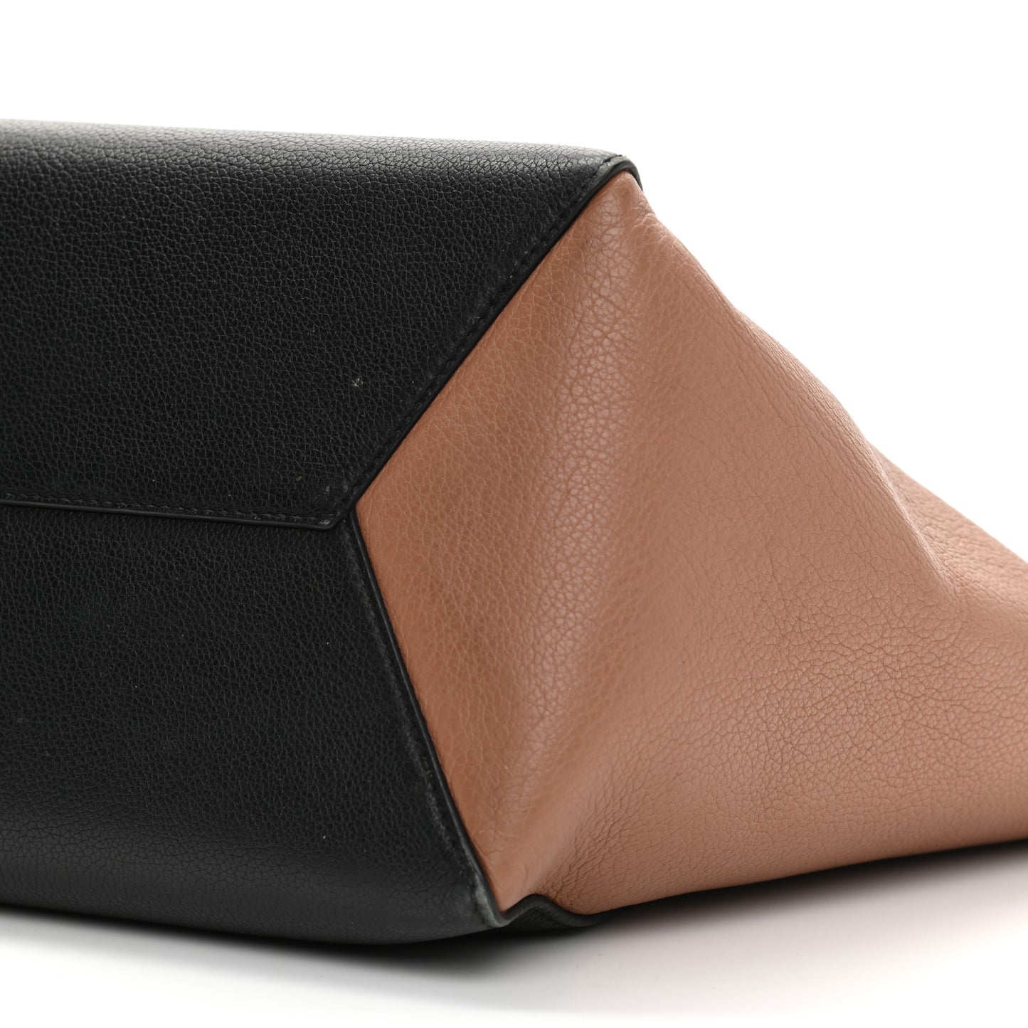 Calfskin Lockme Cabas Bois de Rose Black