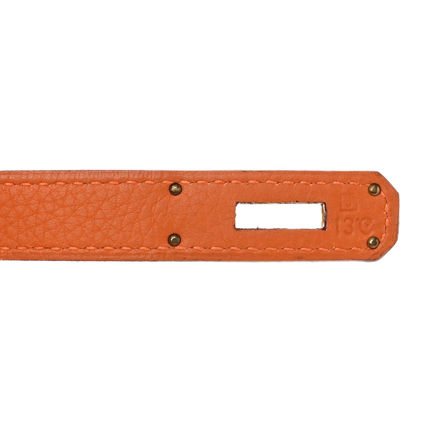 Taurillon Clemence Birkin 30 Orange