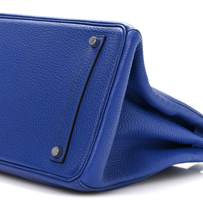Hermes Togo BIRKIN 35 Bleu France 10 of 10
