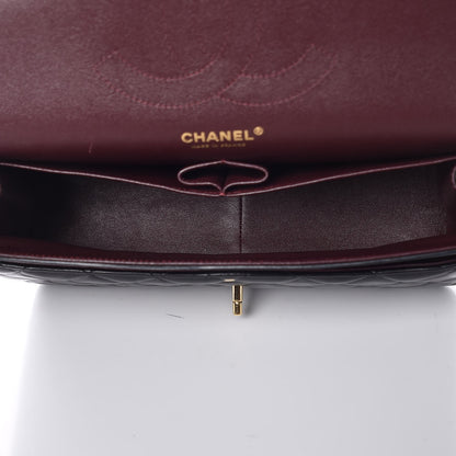 Chanel Lambskin Quilted Jumbo Double Flap Black 6 of 9