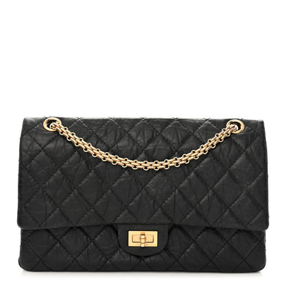 Chanel Aged Calfskin Quilted 2.55 Reissue 226 Flap Black 1 of 10