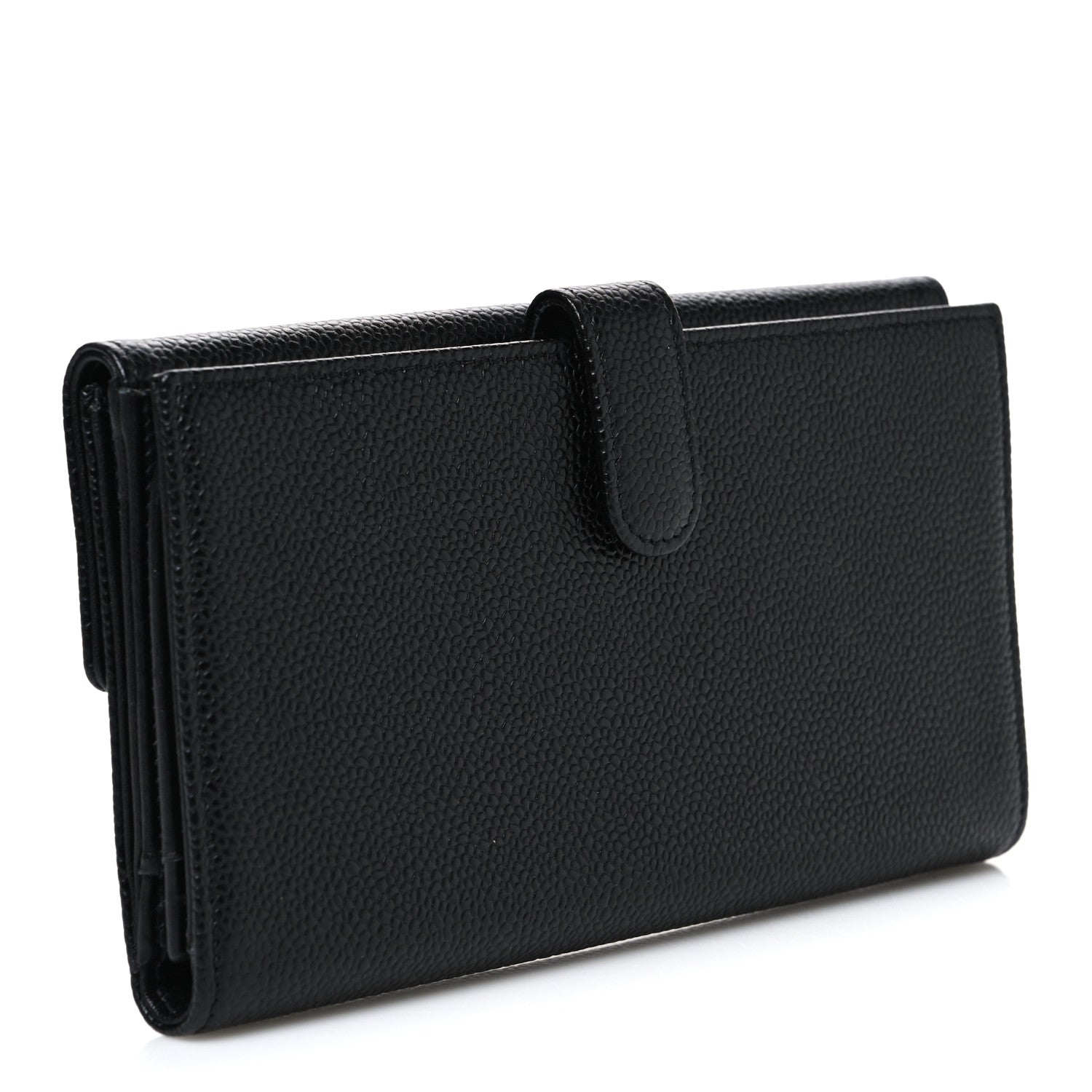 Chanel Caviar Timeless CC French Long Wallet Black 3 of 9