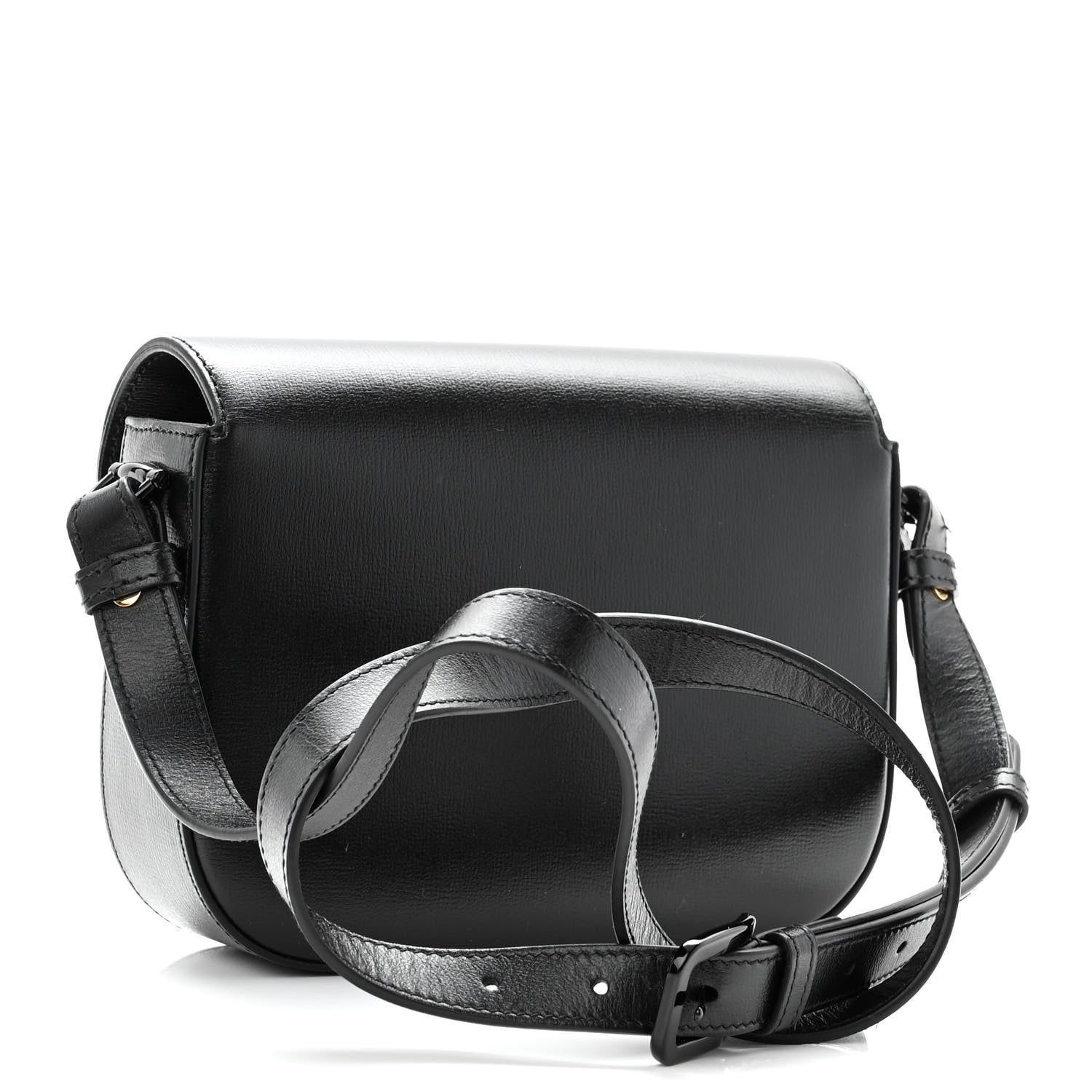 Gucci Azalea Calfskin Web Monochrome Small Horsebit 1955 Shoulder Bag Black 2 of 9