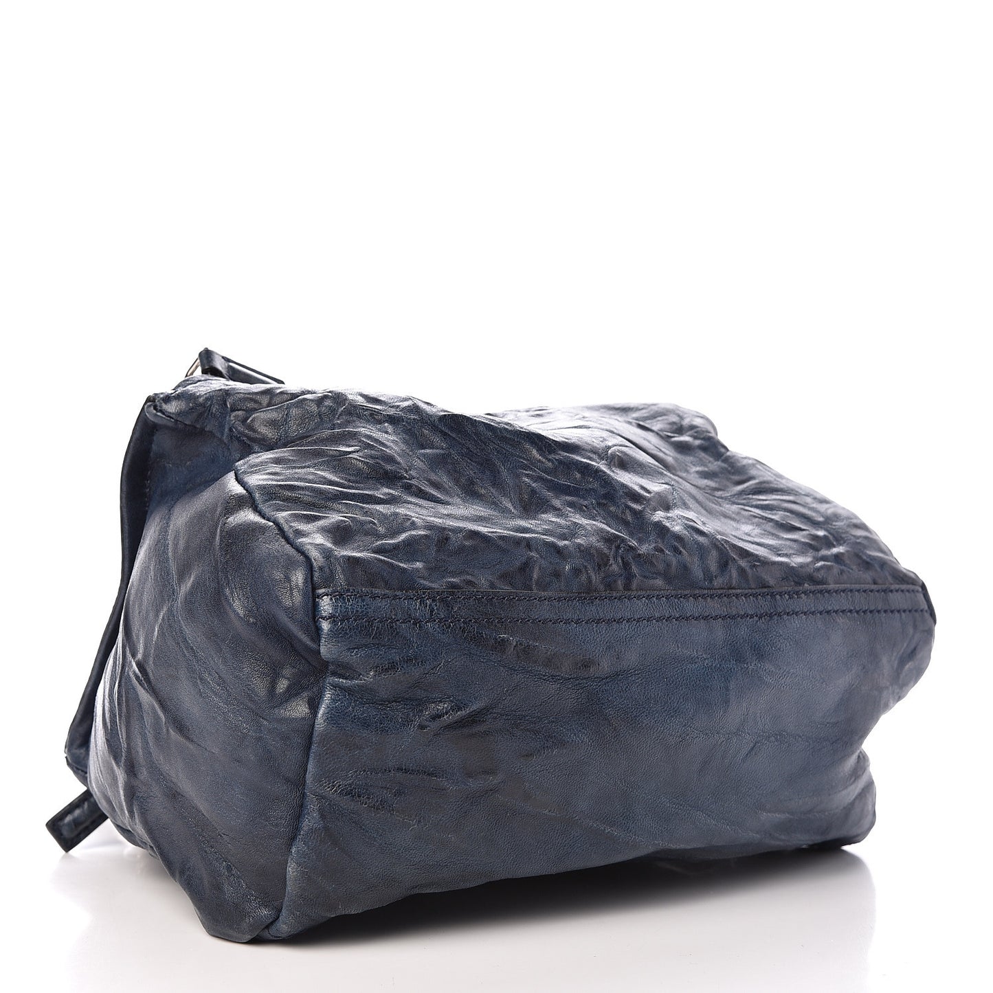 Tumbled Sheepskin Small Pandora Navy