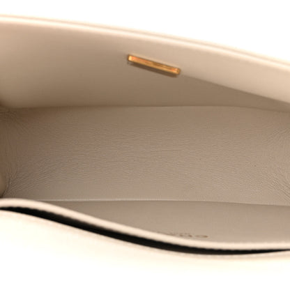 Chanel Iridescent Caviar Mini Boy Flap White 5 of 12