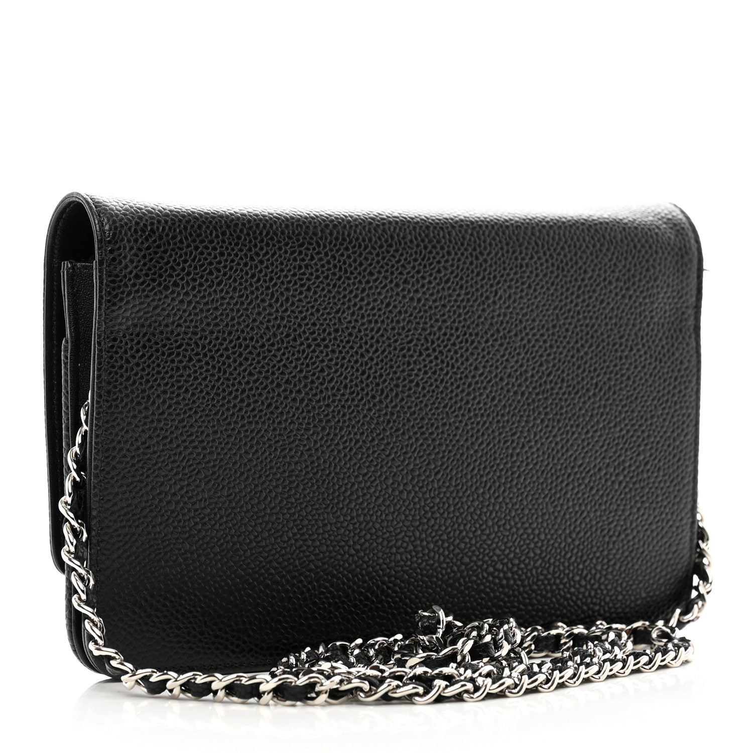 Chanel Caviar Timeless CC Wallet on Chain WOC Black 3 of 13