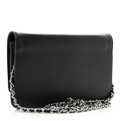 Chanel Caviar Timeless CC Wallet on Chain WOC Black 3 of 13