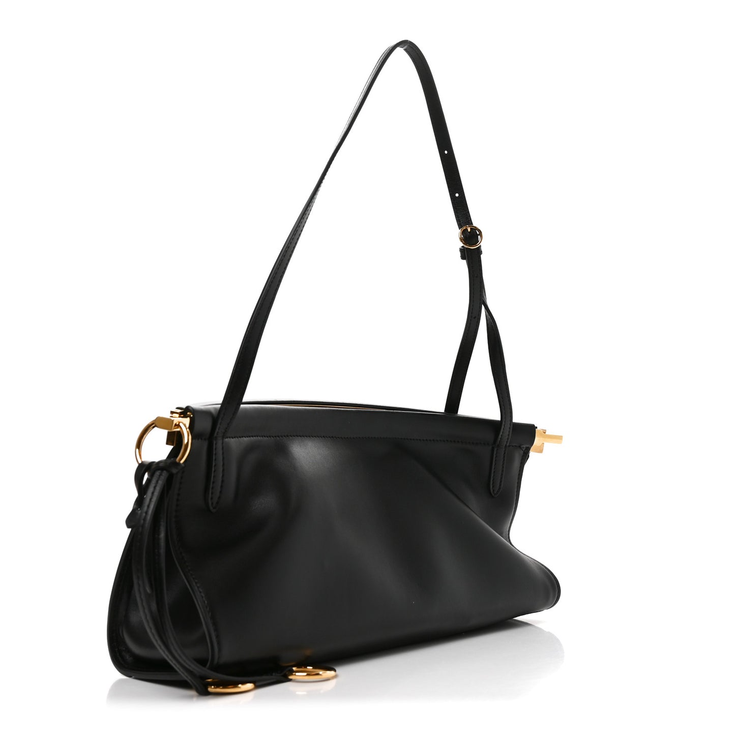 Calfskin Le Click East West Bag Black