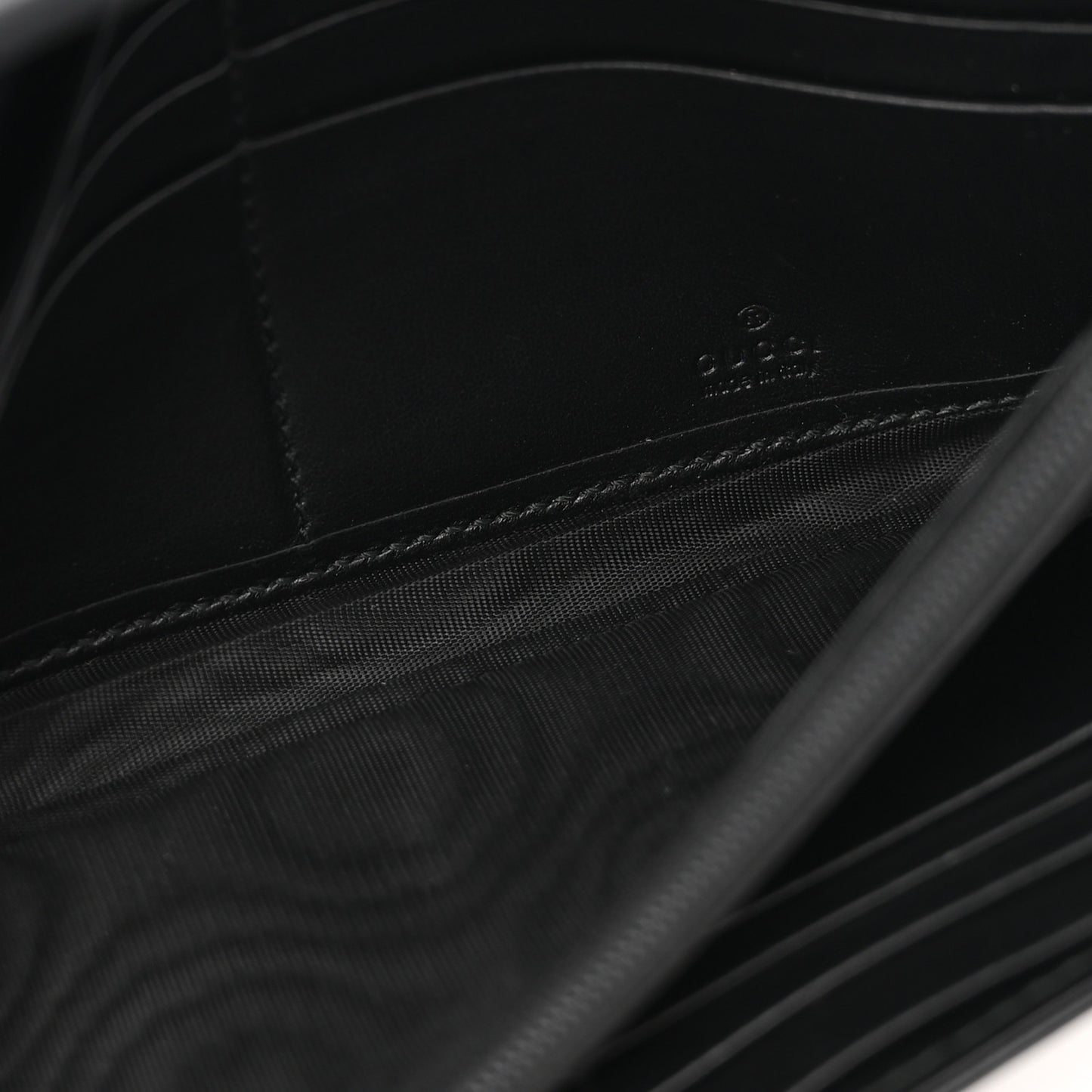 Calfskin Matelasse GG Marmont Continental Wallet Black