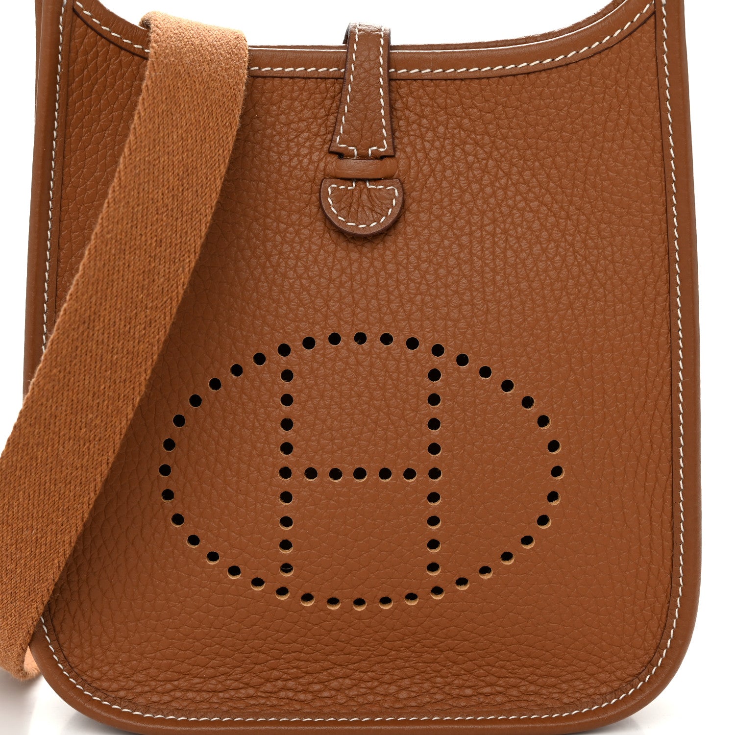 Hermes Taurillon Clemence Evelyne TPM Gold 8 of 11