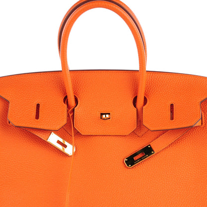 Hermes Togo Birkin 35 Orange 11 of 19