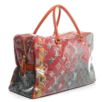 Louis Vuitton Monogram Pulp Defile Weekender GM Rose 3 of 7