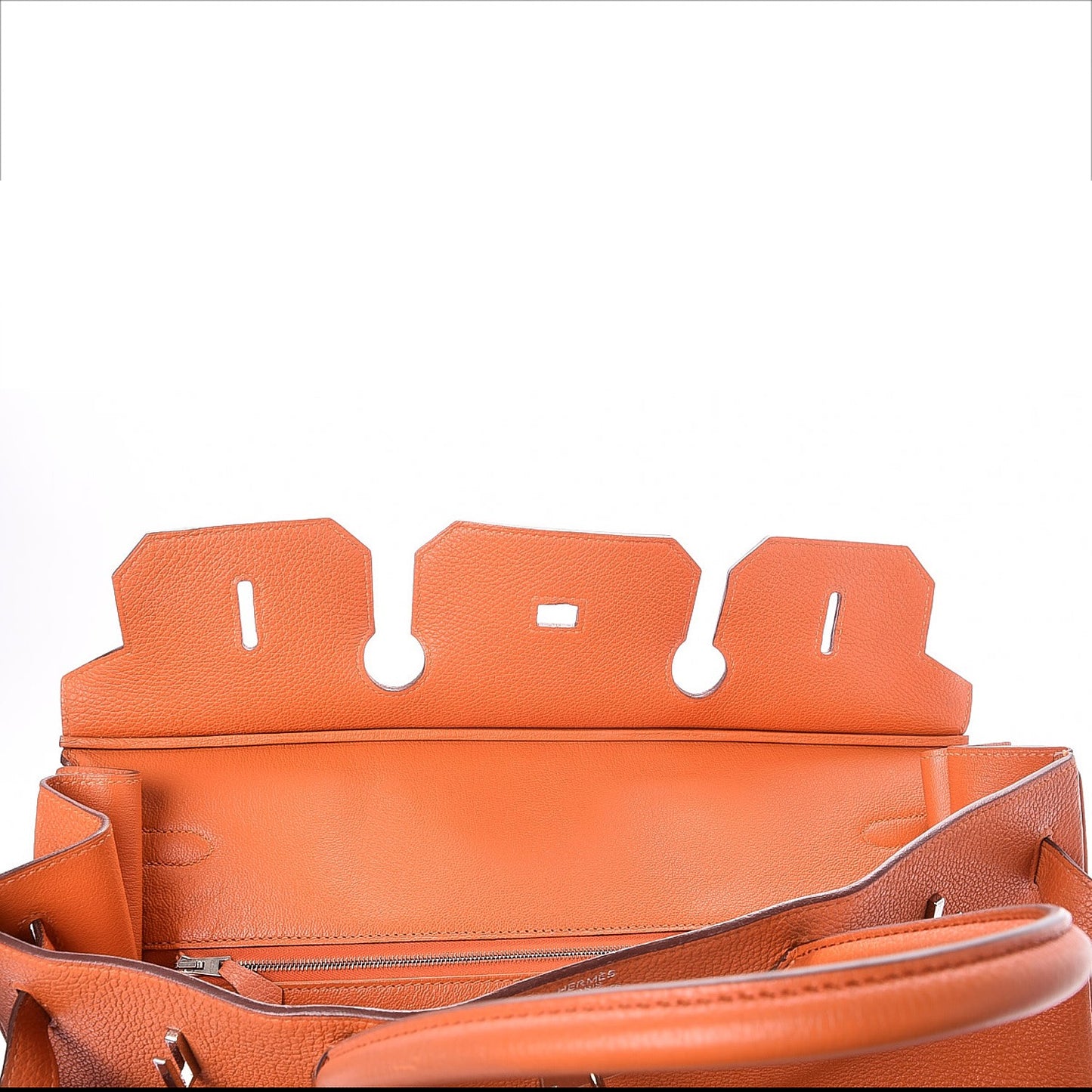 Taurillon Clemence Birkin 40 Orange