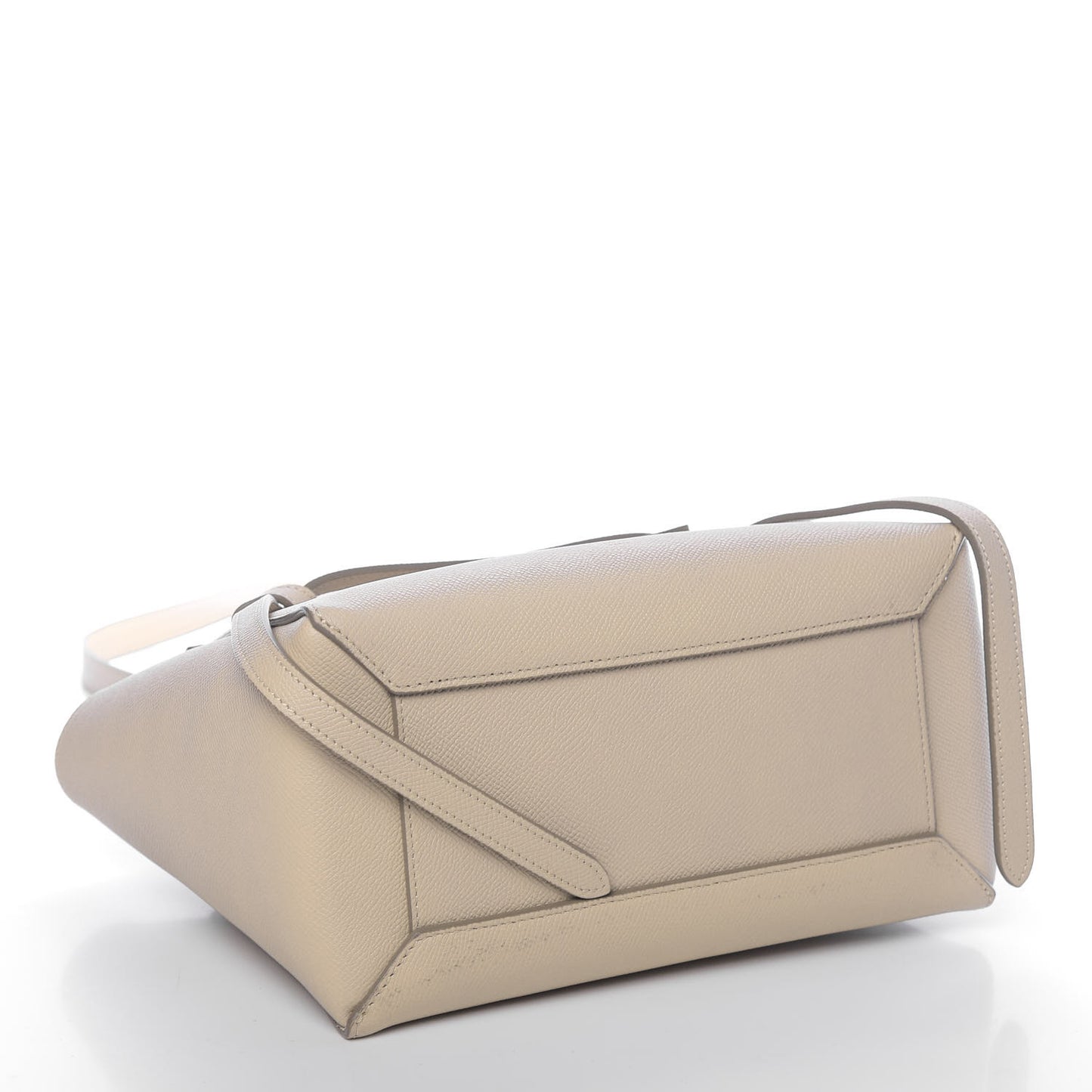 Grained Calfskin Micro Belt Bag Light Taupe