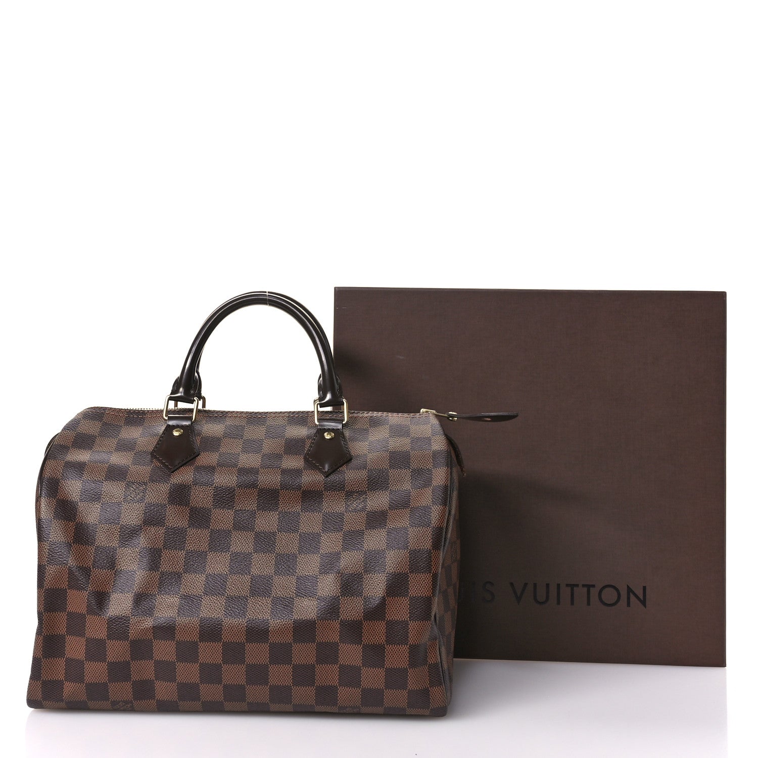 Louis Vuitton Damier Ebene Speedy 30 11 of 11