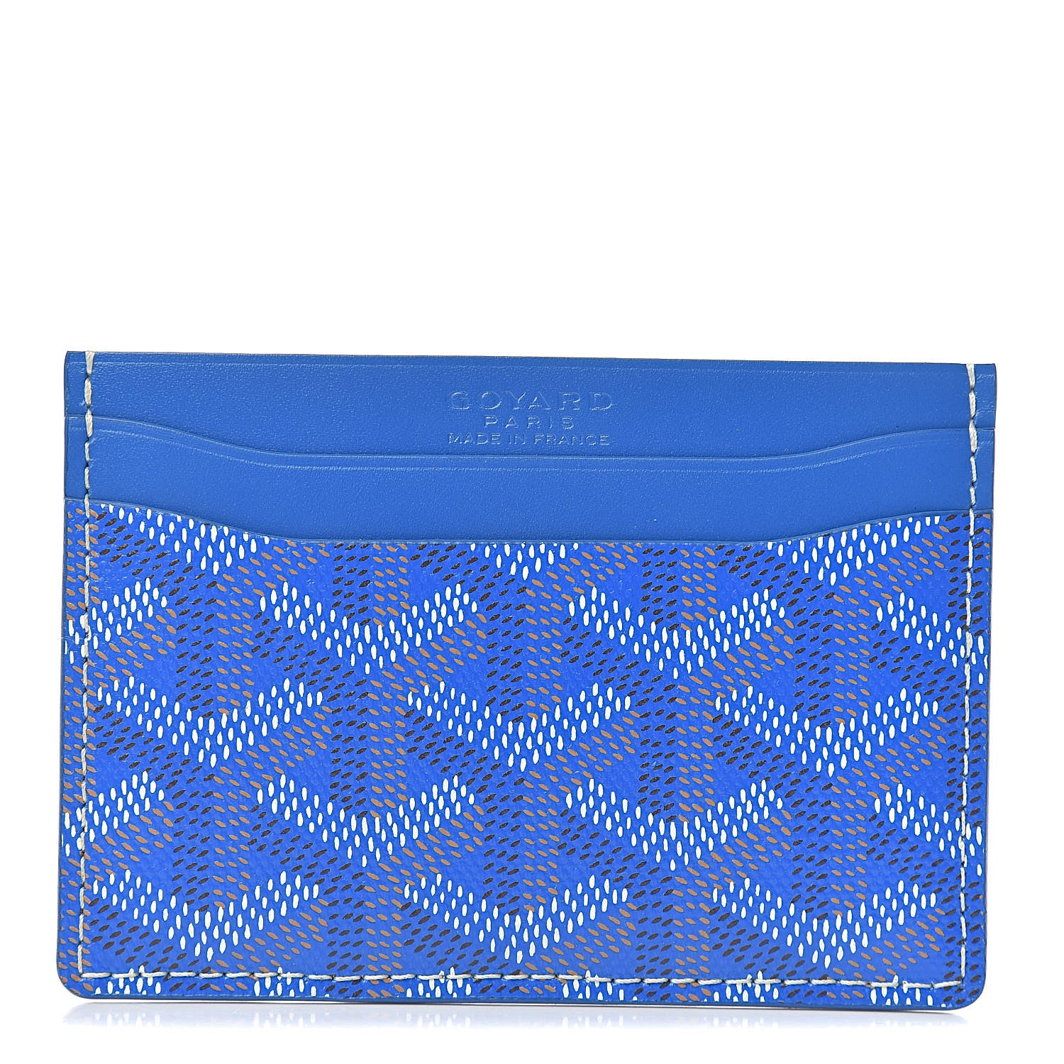 Goyard Goyardine Saint Sulpice Card Holder Sky Blue 1 of 8