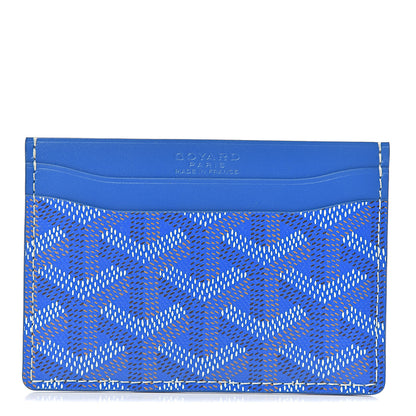 Goyard Goyardine Saint Sulpice Card Holder Sky Blue 1 of 8