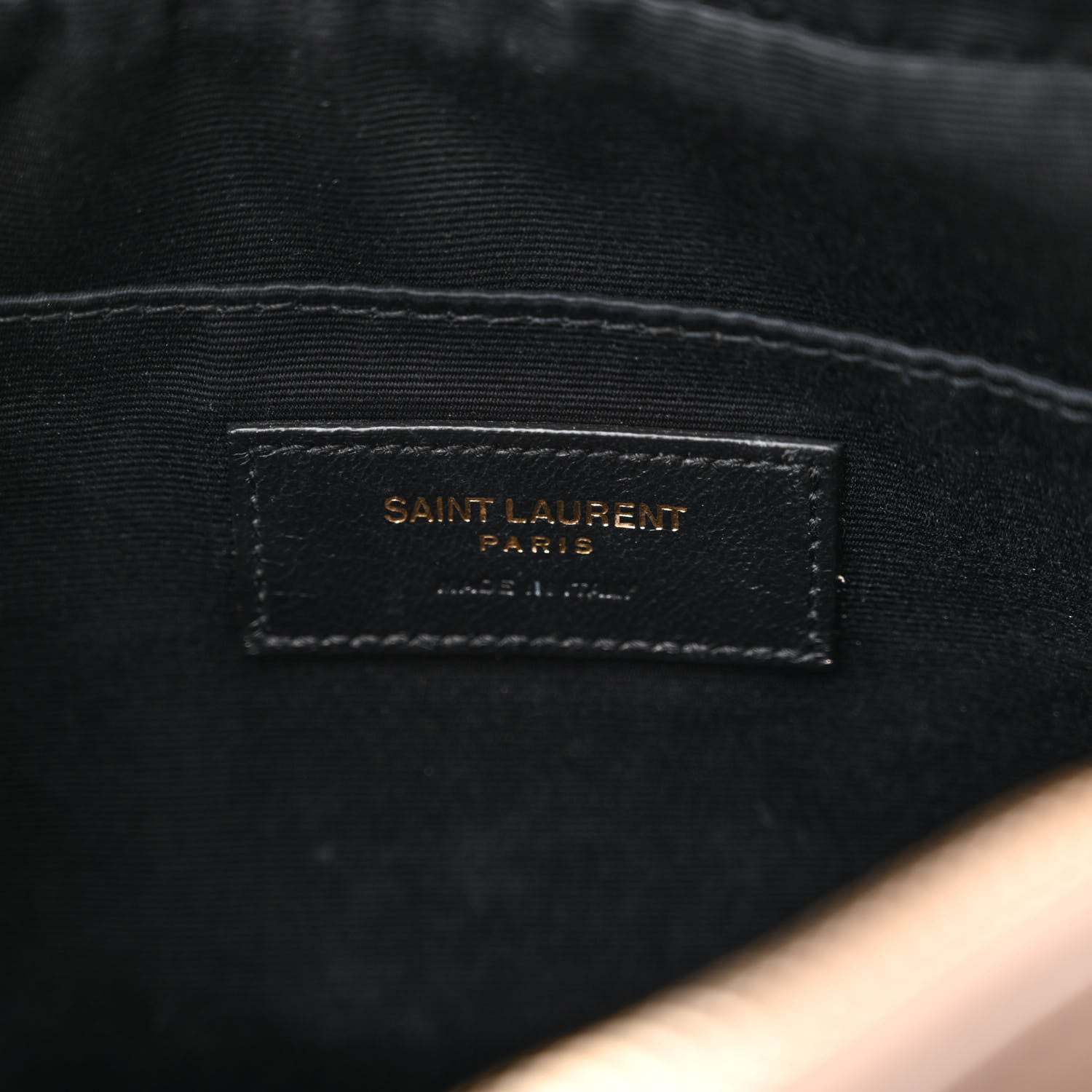 Saint Laurent Calfskin Matelasse Monogram Lou Camera Bag Dark Latte 6 of 11