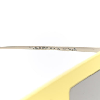 Fendi Defender D-Frame Sunglasses FF 0372/S Yellow 6 of 7