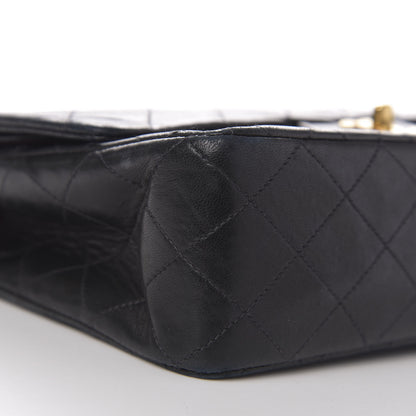 Chanel Lambskin Quilted Medium Double Flap Black 10 of 13