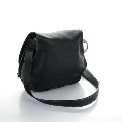 Chloe Calfskin Medium Marcie Round Crossbody Bag Black 3 of 8