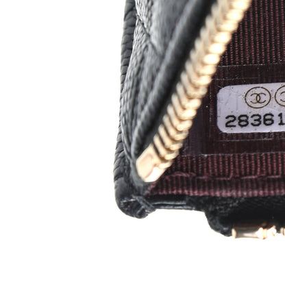 Chanel Caviar Quilted Classic Zip Pouch Black 7 of 7