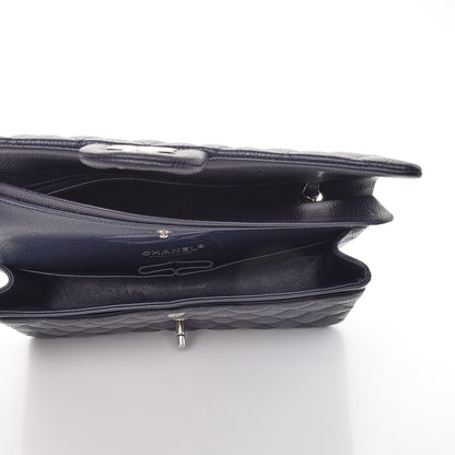 Chanel Caviar Quilted Medium Double Flap Navy 5 of 7