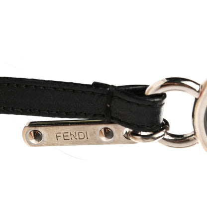 Fendi Mink Fox Rabbit Fur Vitello Flamingo Kurioso Monster Bag Bug Charm Beige Multicolor Black 3 of 4