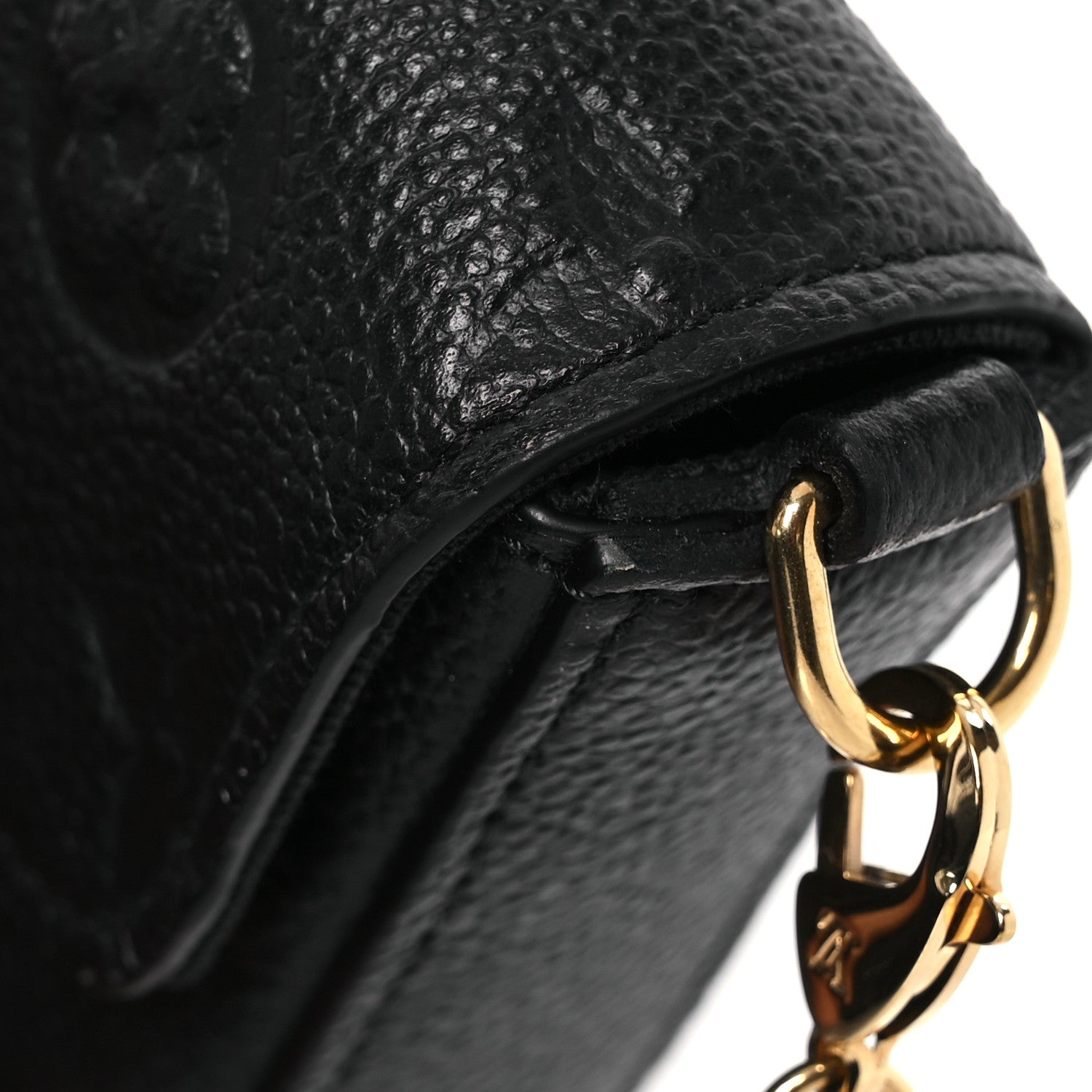 Louis Vuitton Empreinte Pochette Felicie Chain Wallet Black 16 of 19