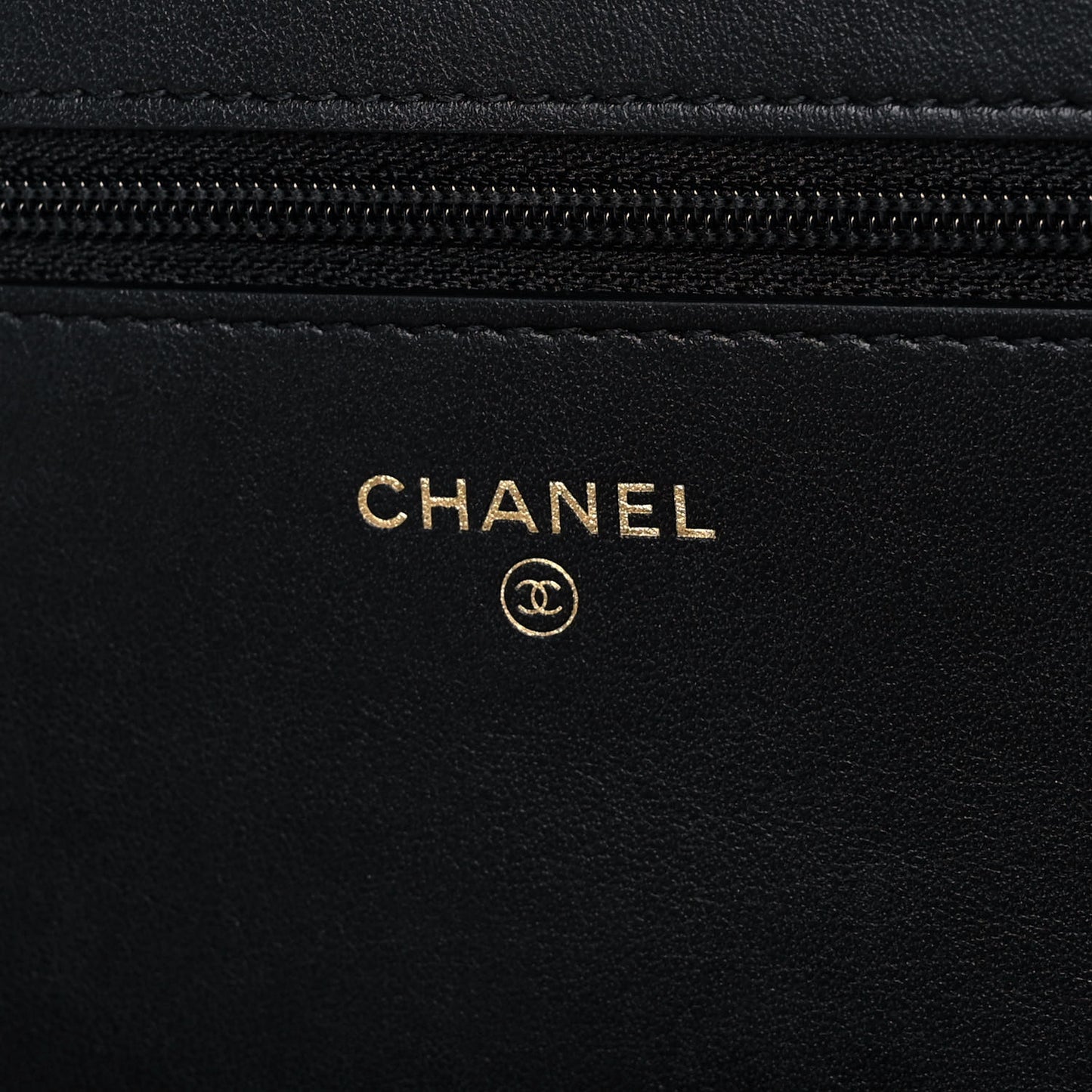 Caviar Quilted Boy Wallet On Chain WOC Black