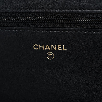 Chanel Caviar Quilted Boy Wallet On Chain WOC Black 5 of 11