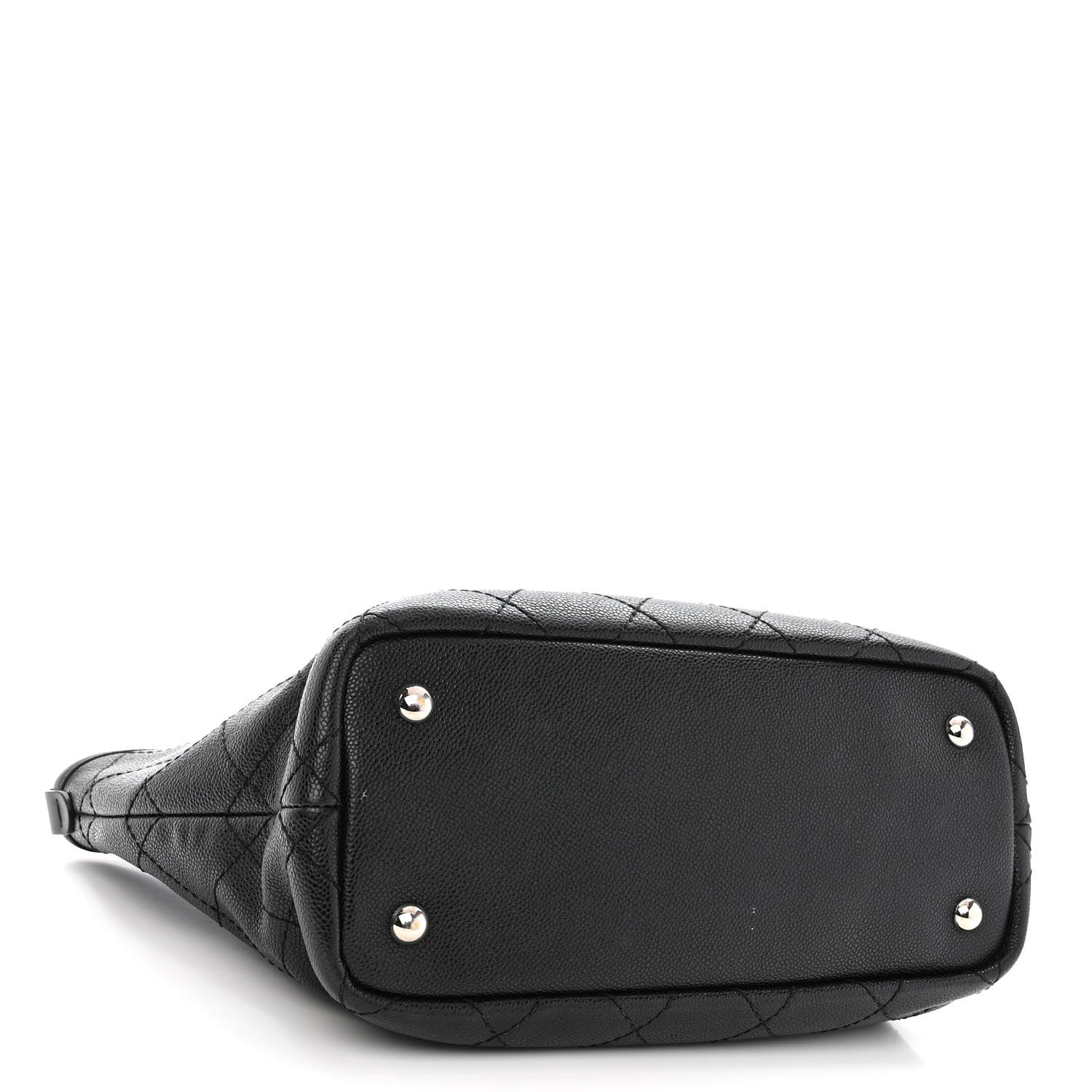Chanel Grained Calfskin Shopping Fever Tote Black 4 of 12